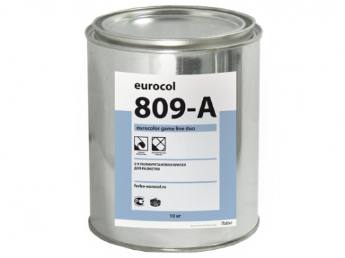 Paint for marking sports grounds 809A Eurocolor Game Line Duo Yellow