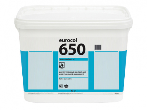 Dispersion contact adhesive 650 EUROSTAR FASTCOL 3kg