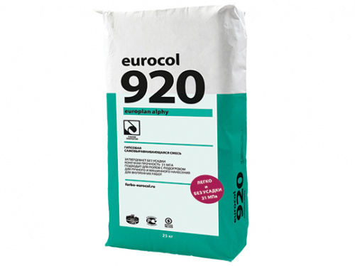 Self-levelling gypsum mix 920 EUROPLAN ALPHY