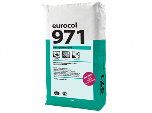 Self-levelling quick-drying mix 971 EUROPLAN RAPID